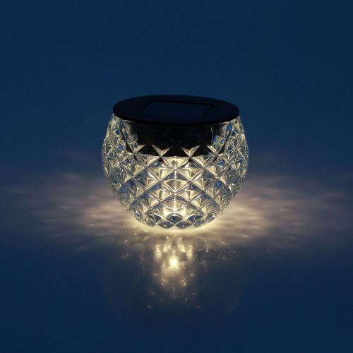 Floristik24 Solar lampe altan bordlampe solar glas Ø7,5cm H6cm