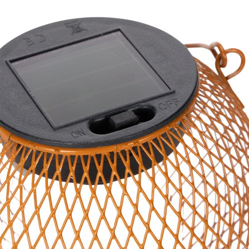 Artikel Solcelle-lanterne LED til stemningsfuld havebelysning i et attraktivt metaldesign, 12 cm