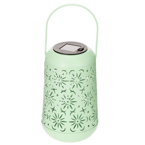 Solcellelanterne LED udendørsdekoration vejrbestandig til terrasse og balkon 26 cm