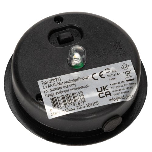 Artikel Solcellelampe udendørs havebelysning med fint mønster til sommernætter 22 cm 3 stk.