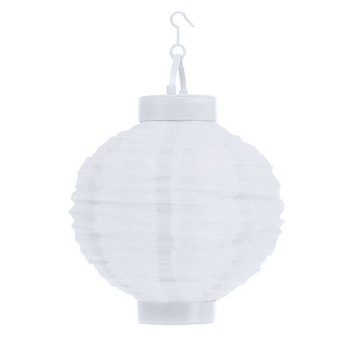 Floristik24 Lanterne LED med solcelle 20cm hvid