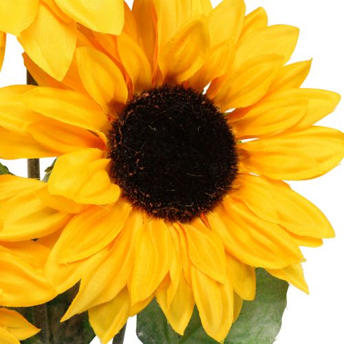 Floristik24 Kunstige planter, kunstige solsikke kunstige blomster gul 74cm 3stk