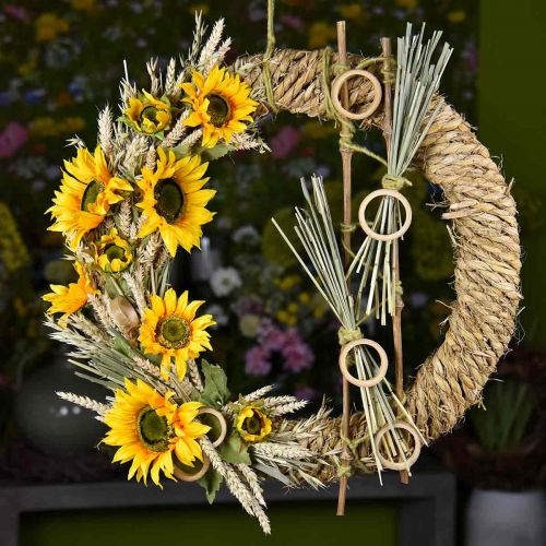 Floristik24 Solsikke gul 85cm