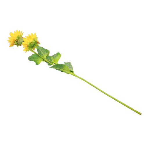 Floristik24 Kunstige planter kunstige solsikker kunstige blomster dekoration gul 64cm
