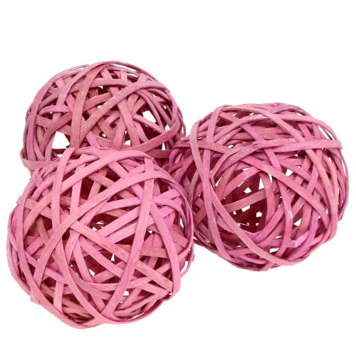 Spanball Pink Ø6cm 6stk