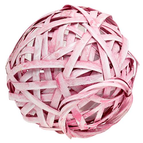 Floristik24 Spånkurv rund Ø15cm H14cm Pink