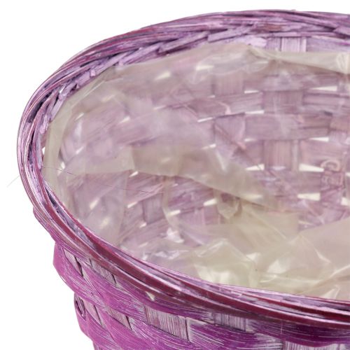 Artikel Chipskål rund lilla/hvid/lyserød Ø19cm 8 stk