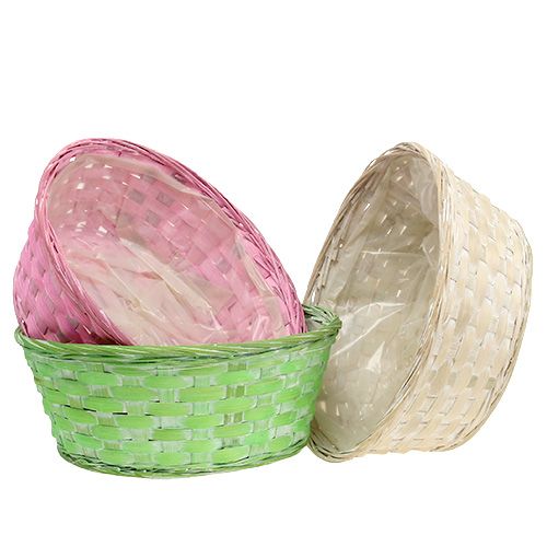 Floristik24 Chipskål rund flerfarvet Ø25cm 6 stk