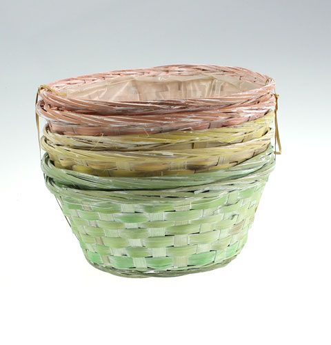 Floristik24 Spånplade rund flerfarvet 6 stykker Ø 25cm