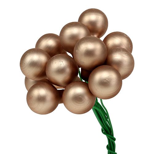 Floristik24 Spejlbær creme-pink blanding 15mm 140p