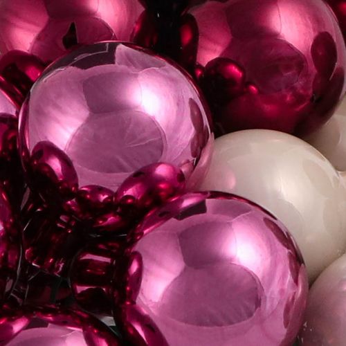 Artikel Spejlbær af glas Berry Pink Beige Ø25mm 140 stk