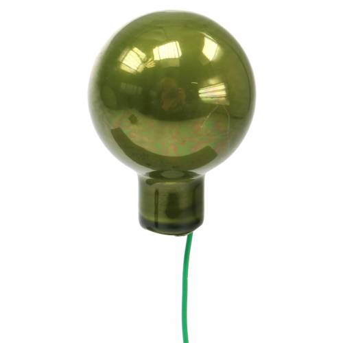 Floristik24 Julepynt spejl bær grøn Ø2,5cm 140p