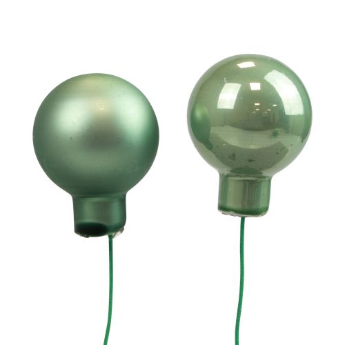 Floristik24 Spejlbær pastelgrøn blanding Ø20mm 140stk
