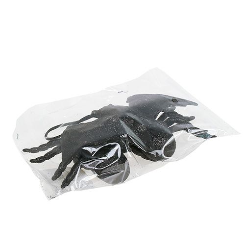 Artikel Edderkop, flagermusfigurer sort 10cm, 14cm 3 stk