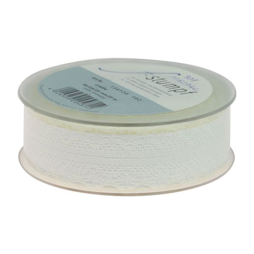 Artikel Blondebånd creme gavebånd dekorative bånd 28mm 20m