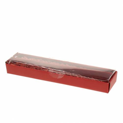 Floristik24 Konisk lys granrød 30mm×260mm 2stk