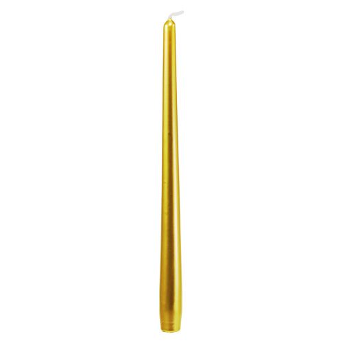 Floristik24 Tilspidsede stearinlys 300/23 guld bordlys 12 stk
