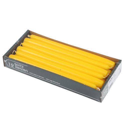 Artikel Tilspidsede lys 250/23 gule 12 stk