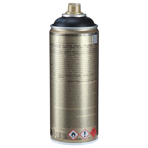 Artikel Spraymaling sort Montana Gold spraymaling akryl 400ml