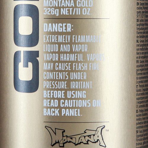 Artikel Spraymaling sort Montana Gold spraymaling akryl 400ml