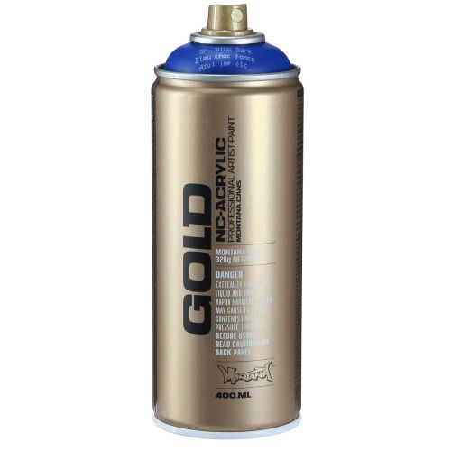 Artikel Spraymaling i blå mat Montana Gold malingsspray 400ml