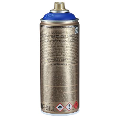 Artikel Spraymaling i blå mat Montana Gold malingsspray 400ml