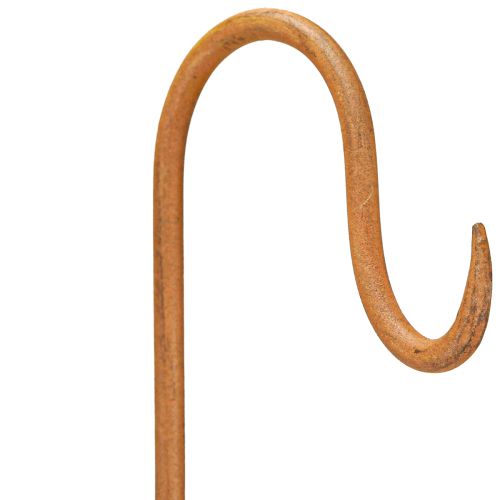 Floristik24 Stang med Krog Rust Dekoration Have Metal Dekoration H80cm 3stk