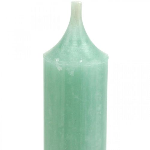 Artikel Pindelys grønne lys jade lys dekoration Ø21mm 170mm 6 stk