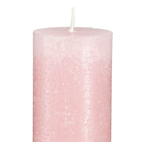 Artikel Pindelys, ensfarvede lys, lys pink, 50x300mm, 4 stk.