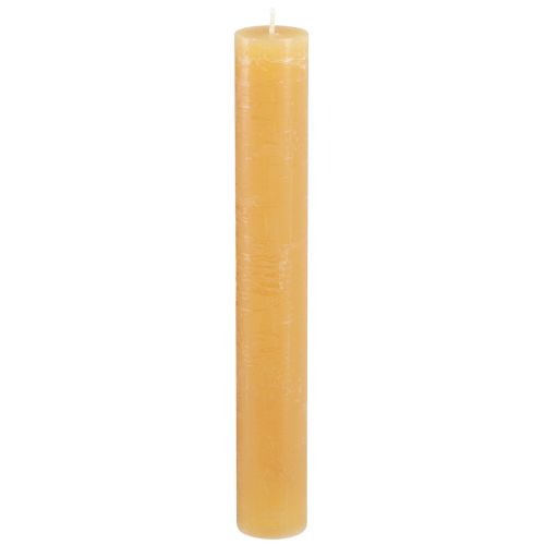 Koniske lys ensfarvede lys honning 34x240mm 4 stk