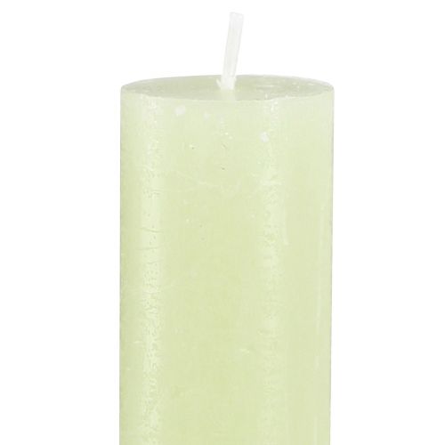 Artikel Pindelys limegrønne ensfarvede lys 34x300mm 4 stk