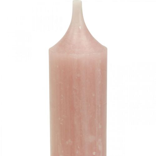 Floristik24 Taper stearinlys korte stearinlys pink til dekorativ løkke Ø21/110mm 6 stk.