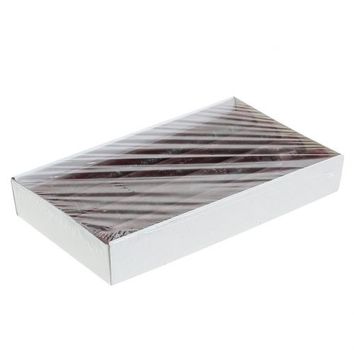 Floristik24 Koniske stearinlys ensfarvet bordeaux 34mm x 240mm 4stk