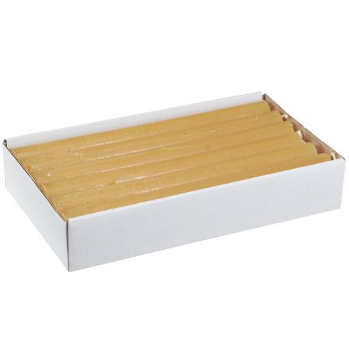 Artikel Koniske stearinlys ensfarvede stearinlys honning 21×240mm 12 stk