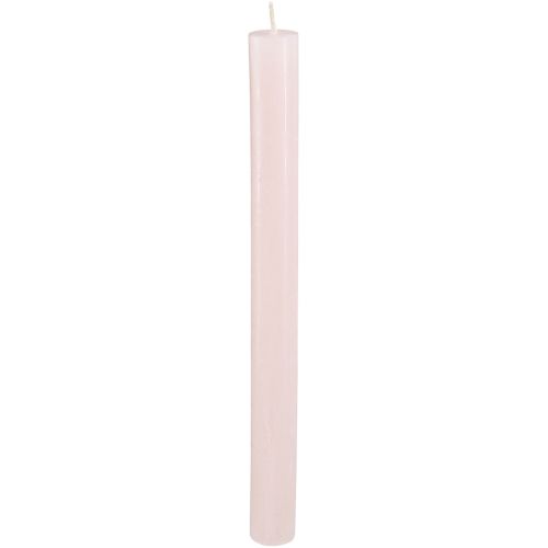 Pindelys ensfarvede lys pink lys pink 21×240mm 12 stk.