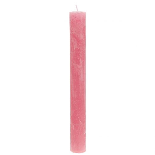 Pindelys farvet pink 34mm x 300mm 4 stk