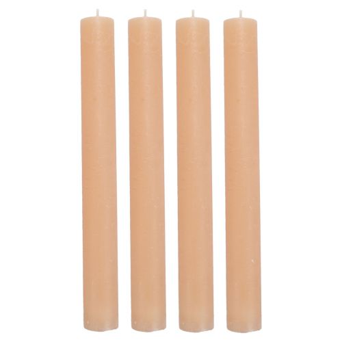 Artikel Pindelys indfarvet Ferskenlys orange 34×300mm 4 stk