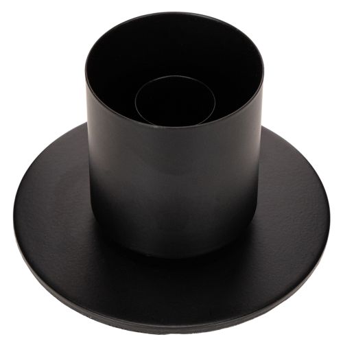 Konisk lysestage med glascylinder. Enkel og tidløs. 31 cm | Floristik24.dk