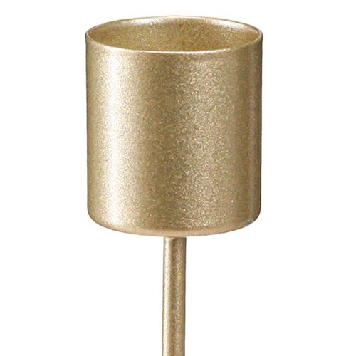 Artikel Pind lysestage mat guld lysestage til stikning 11cm 16 stk