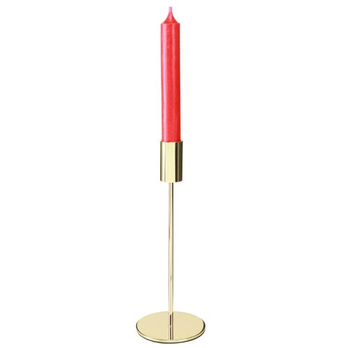 Artikel Moderne guldmetallysholder 21,5 cm 4 stk.