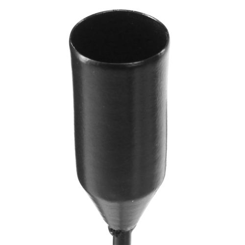 Artikel Metallysholder til 6 lys, sort, Ø20 cm, H31 cm