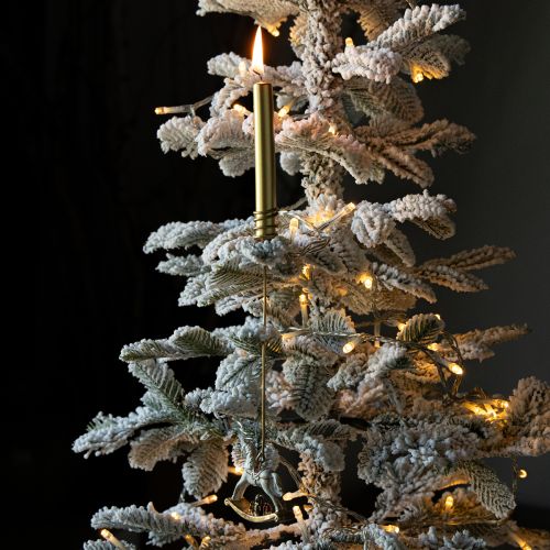 Juletræslysholder gyngehest 20 cm 3 stk. | Floristik24.dk