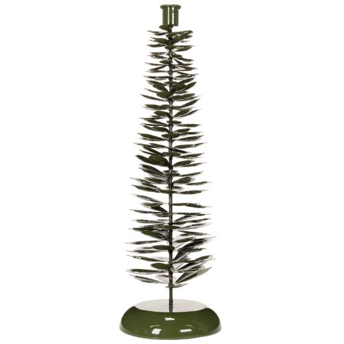Lysestage i juletræsdesign,