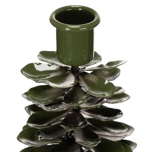 Lysestage i juletræsdesign,