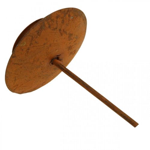 Floristik24 Metal pind lysestage, plug-in lysestage, rust, 8 stk