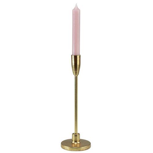 Artikel Pind lysestage guld lysestage metal H20cm