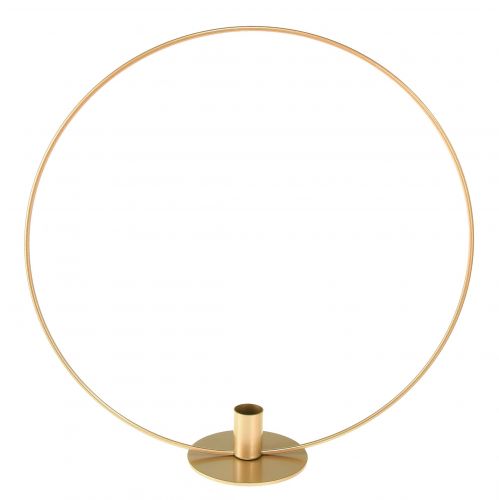 Artikel Dekorativ ring metalring lysestage champagne Ø35cm