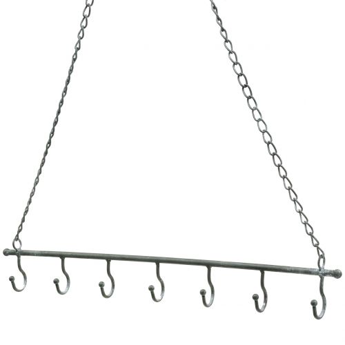 Floristik24 Krogstang til hængende grå 50 cm H55cm