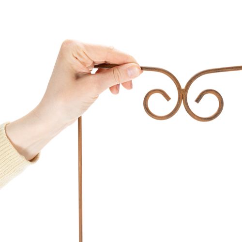 Artikel Espalier, klatrehjælp, buet dekorativt element til blomsterbede og plantekrukker, 75 cm