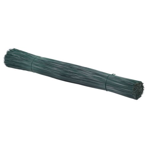 Floristik24 Plug-in wire grøn blomstret wire wire Ø0,4mm 30cm 1kg